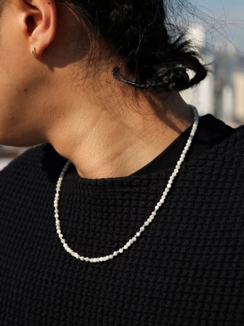 RADIALL 「LUMINOUS - T-BAR NECKLACE」 パールネックレス