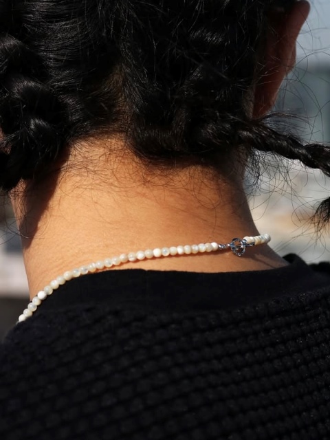 RADIALL 「LUMINOUS - T-BAR NECKLACE」 パールネックレス