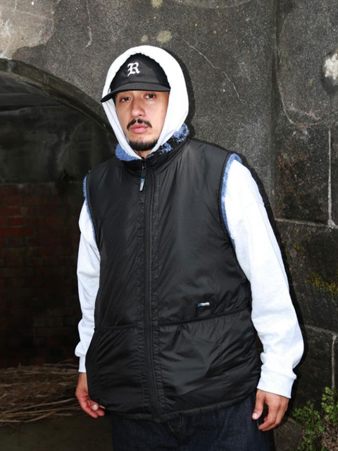 RADIALL 「DROP CITY -REVERSIBLE VEST」 リバーシブル フリースベスト