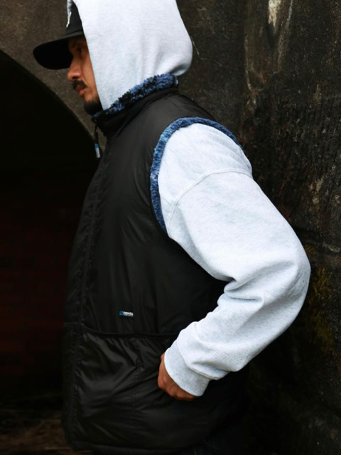 RADIALL 「DROP CITY -REVERSIBLE VEST」 リバーシブル フリースベスト
