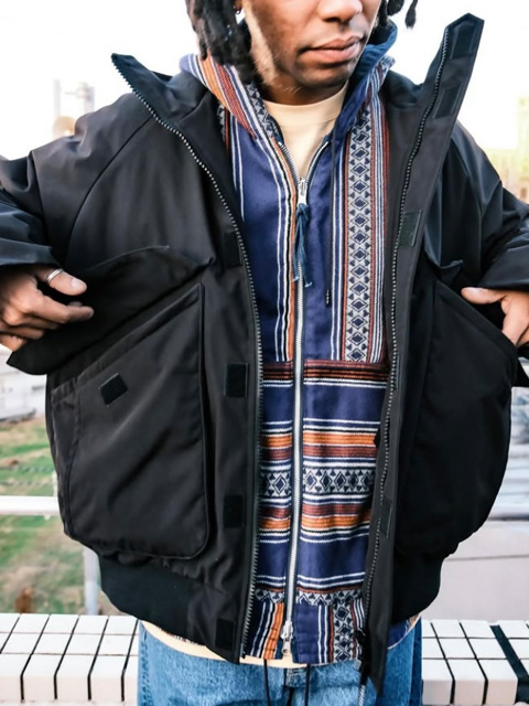 RADIALL 「EL CAMINO -REVERSIBLE HOODIE JACKET」 リバーシブル 