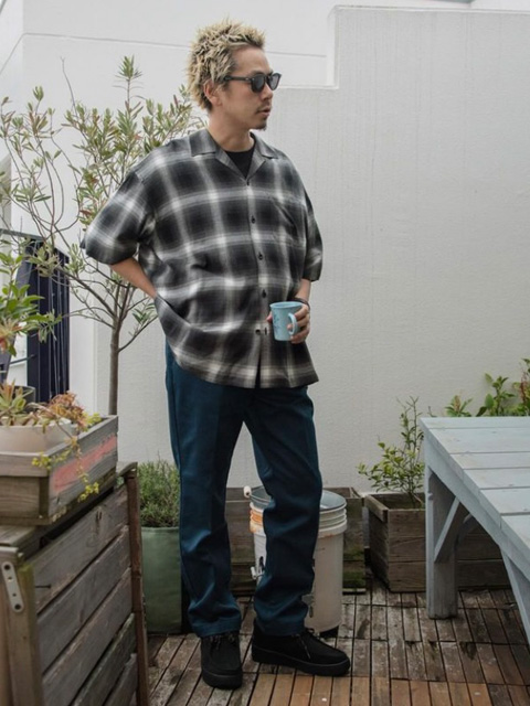 RADIALL 「BELAIR - OPEN COLLARED SHIRT S/S 」 レーヨンオープン  