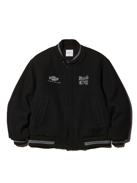RADIALL RADIALL 「HOOD CITY-VARCITY JACKET」 メルトンスタジアム 