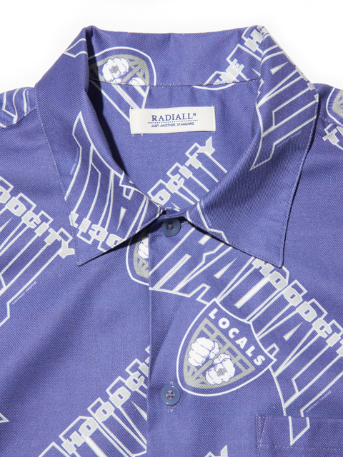 ☆新品☆RADIALL オープンカラーシャツ Mサイズ RADIALL 「OLDIES - OPEN COLLARED SHIRT L/S 」 オープンカラー