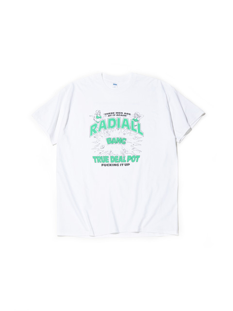 RADIALL 「TRUE DEAL POT - CREW NECK T-SHIRT S/S」 プリント