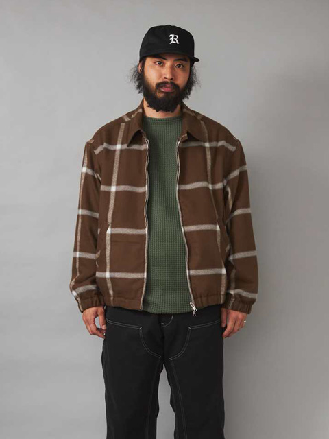RADIALL 「HARMANS -ZIP UP JACKET」 T/Cツイル ドリズラージャケット