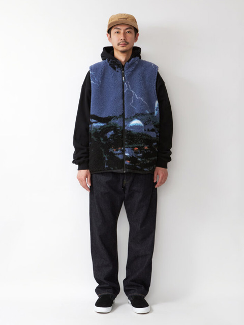 RADIALL 「DROP CITY -REVERSIBLE VEST」 リバーシブル フリースベスト