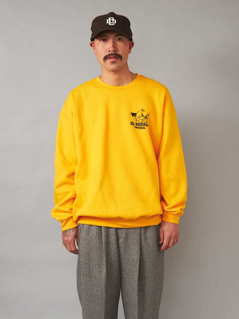 日本未入荷RADINEOのSteel Sweatshirt 全3色 RADIALL 「TRUE DEAL POT - CREW NECK SWEATSHIRT L/S」 クルー