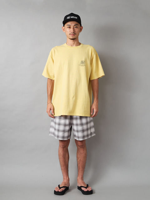 20％OFF SALE セール RADIALL ラディアル ELCAMINO - STRAIGHT FIT EASY SHORTS パンツ ショートパンツ オンブレ atfpts RADIALL 「EL CAMINO- STRAIGHT FIT EASY SHORTS」 オンブレーチェック