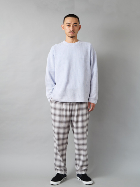 RADIALL ラディアル☆チェックイージーパンツ RADIALL(ラディアル) EL CAMINO - STRAIGHT FIT EASY PANTS