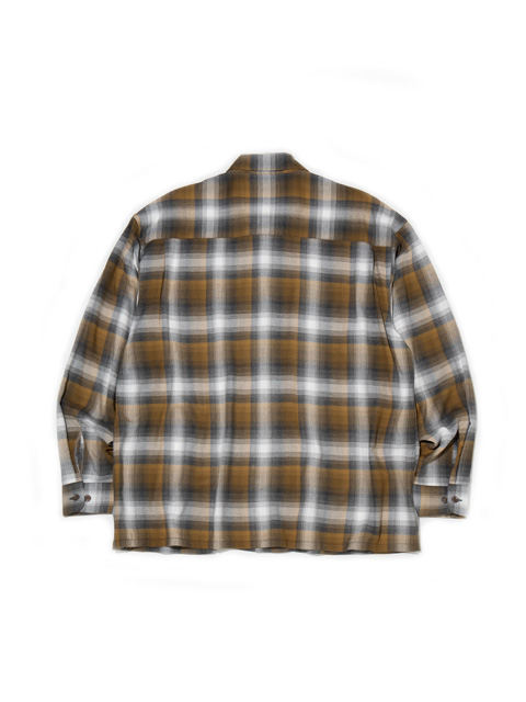 RADIALL 「BELAIR - OPEN COLLARED SHIRT L/S 」 レーヨン オン