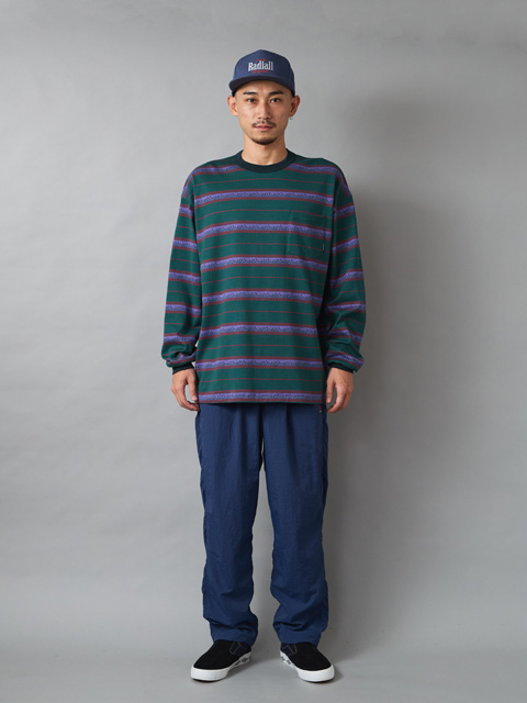 TEE 大型サボ ラインゴルト Amsterdam Basel セール】GRADIENT STRIPE CREW NECK TEE（Tシャツ/カットソー