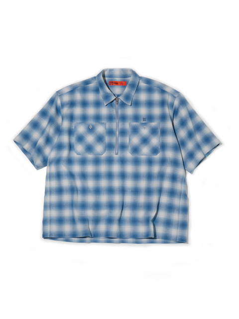 RADIALL 「EL CAMINO - HALF ZIP SHIRT S/S」 オンブレー