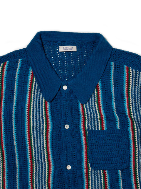 RADIALL　ニットシャツ RADIALL 「NUMBER FIVE SOUTH - REGULAR COLLARED SWEATER S/S