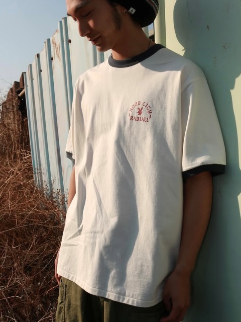 トップス RADIALL BUNNY D-CREW NECK T-SHIRT RADIALL 「BUNNY D - CREW NECK T-SHIRT S/S」 リンガーティーシャツ