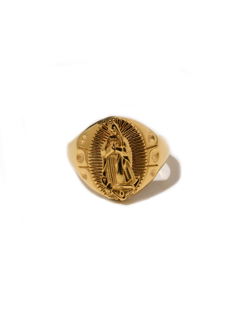RADIALL　　「CRADLE - PINKY RING」　 SILVER925製　ピンキーリング(GOLD PLATED)