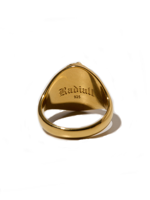 RADIALL 「CRADLE - PINKY RING」 SILVER925製 ピンキーリング(18K PLATE)