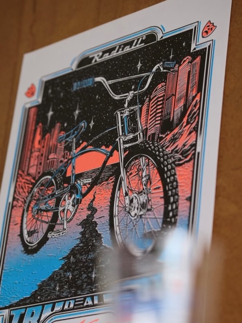 RADIALL 「STINGRAY - RISOGRAPH POSTER」 A3ポスター