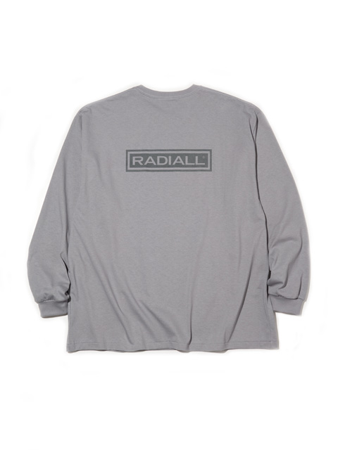 RADIALL / HEDONISM - CREW NECK ロングスリーブT RADIALL ラディアル HEDONISM CREW NECK ロングTシャツ パープル