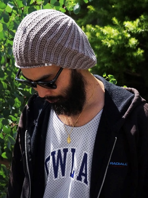RADIALL 「LUDWIG −TAM CAP」 ピグメントダイ コットンニットタム