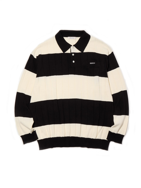 【美品】rolling links 長袖 ニット ポロ XL UNISEX ルーズポロニット – BUNNY APARTMENT