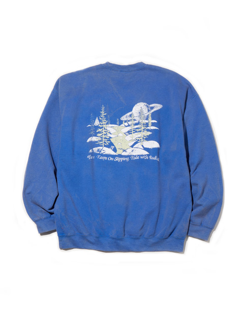 stone  ブリーチ加工　スウェット ピグメント加工 プリントスウェット（スウェット）｜B.C STOCK