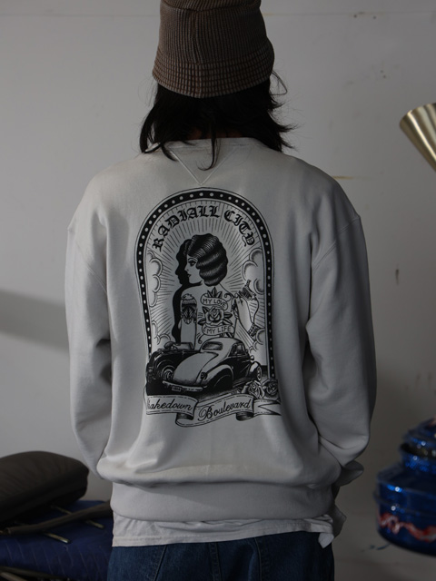 RADIALL 「BOULEVARD - LOOPWHEEL CREW NECK SWEATSHIRT L/S」 ループ