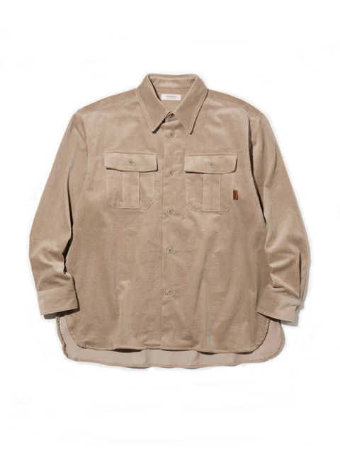 RADIALL 「BRICKS - REGULAR COLLARED UTILITY SHIRT L/S