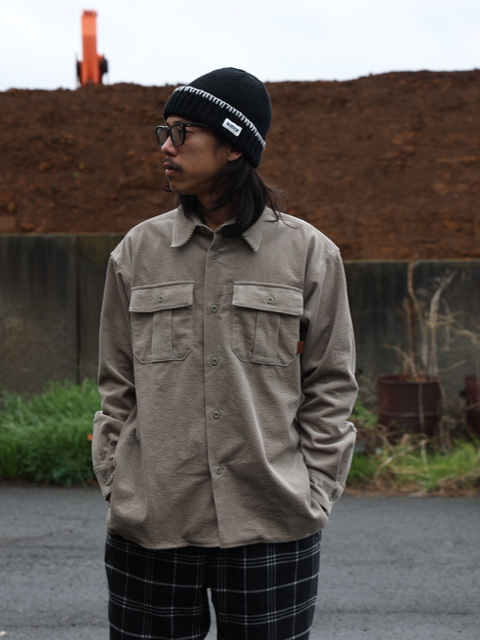 RADIALL 「BRICKS - REGULAR COLLARED UTILITY SHIRT L/S