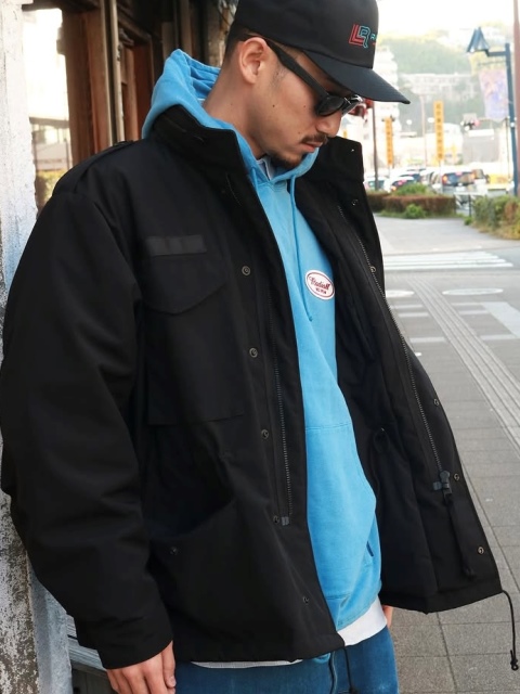 早い者勝ち　16aw ジャケット 90s 米軍 USAF セキュリティ ポリス ウインタージャケット 紺 XL