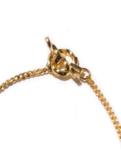RADIALL 「CURB - T-BAR BRACELET（18K PLATE） 」 SILVER925製