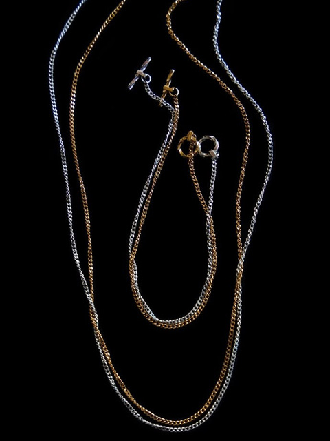 RADIALL 「CURB - T-BAR NECKLACE」 SILVER925製 チェーンネックレス