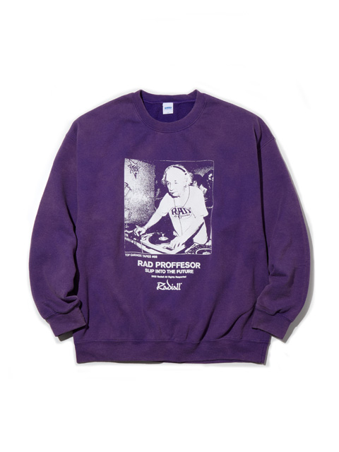 RADIALL 「E=MC2 - CREW NECK SWEATSHIRT L/S 」 ミストブリーチ加工