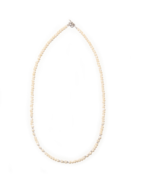 RADIALL　　「LUMINOUS - T-BAR NECKLACE」　パールネックレス