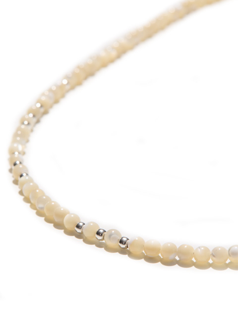 新品未使用RADIALL ラディアル ネックレス SLIVER925 パール RADIALL 「LUMINOUS - T-BAR NECKLACE」 パールネックレス