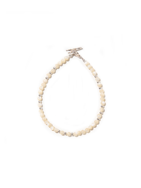 RADIALL　　「LUMINOUS - T-BAR BRACELET」　パールブレスレット