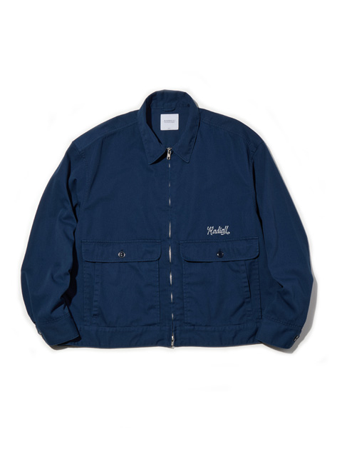 RADIALL 「MOTIVE - ZIP UP JACKET 」 T/Cポプリン ワークジャケット