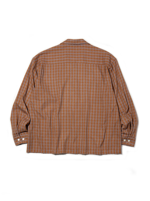 RADIALL 「SHOEBOX - OPEN COLLARED SHIRT L/S」 ドビーチェック