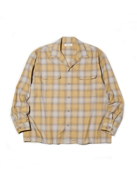 RADIALL 「BELAIR - OPEN COLLARED SHIRT L/S」 オープンカラー