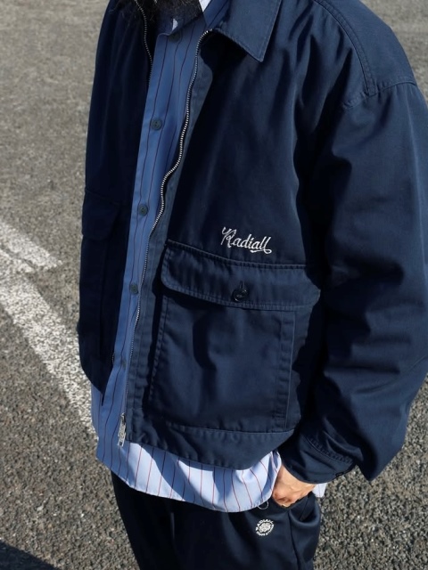 RADIALL 「MOTIVE - ZIP UP JACKET 」 T/Cポプリン ワークジャケット