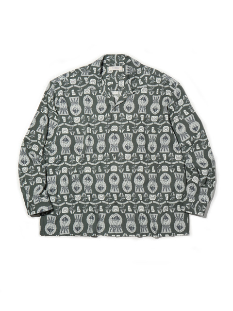 RADIALL 「COMMUNE - OPEN COLLARED SHIRT L/S」 レーヨン オープン