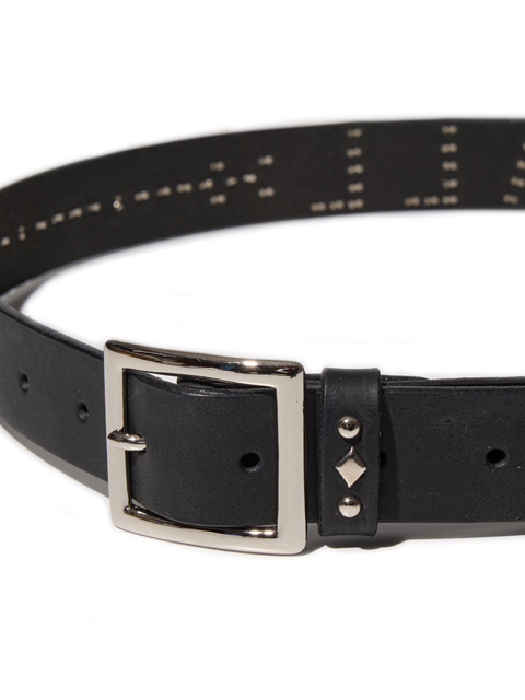 RADIALL 「RHODES - LEATHER BELT / STUDS」 スタッズレザーベルト