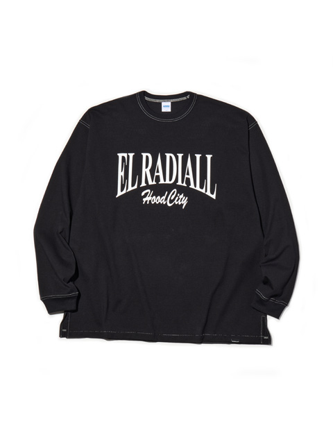 RADIALL 「COLLEGE - CREW NECK T-SHIRT L/S」 プリントロングスリーブ