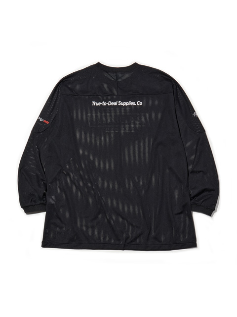 RADIALL 「LOADS - GAME SHIRT L/S」 メッシュ ロングスリーブゲームシャツ