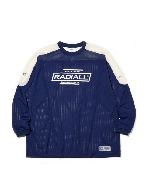 RADIALL 「LOADS - GAME SHIRT L/S」 メッシュ ロングスリーブゲームシャツ