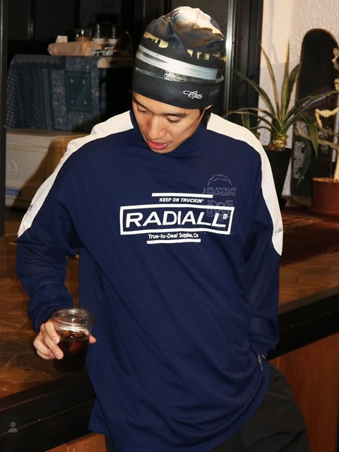 RADIALL 「LOADS - GAME SHIRT L/S」 メッシュ ロングスリーブゲームシャツ