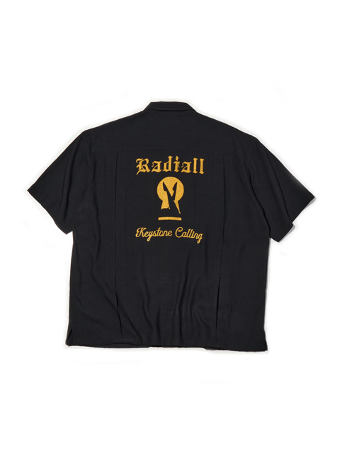 RADIALL 「KEYSTONE - OPEN COLLARED SHIRT S/S」 レーヨン オープン