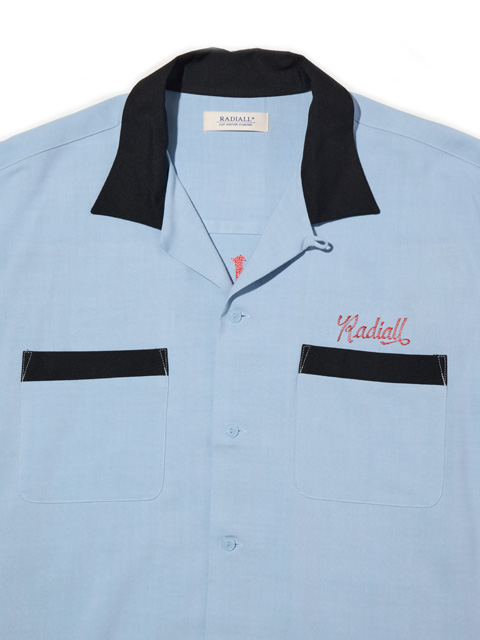 RADIALL 「KEYSTONE - OPEN COLLARED SHIRT S/S」 レーヨン オープン