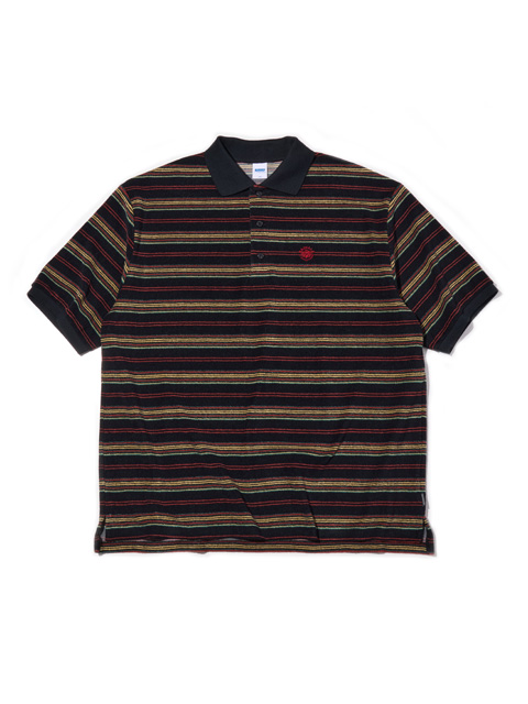 RADIALL 「SQUIRE - POLO SHIRT S/S」 パイルボーダー ポロシャツ