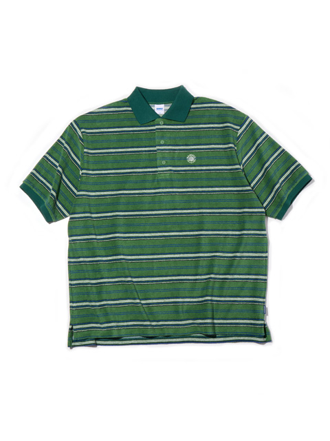 RADIALL 「SQUIRE - POLO SHIRT S/S」 パイルボーダー ポロシャツ